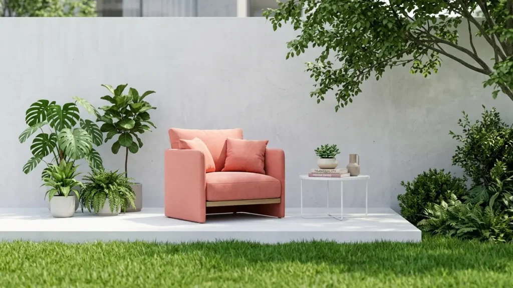 تصميم حديقة منزلية صغيرة​